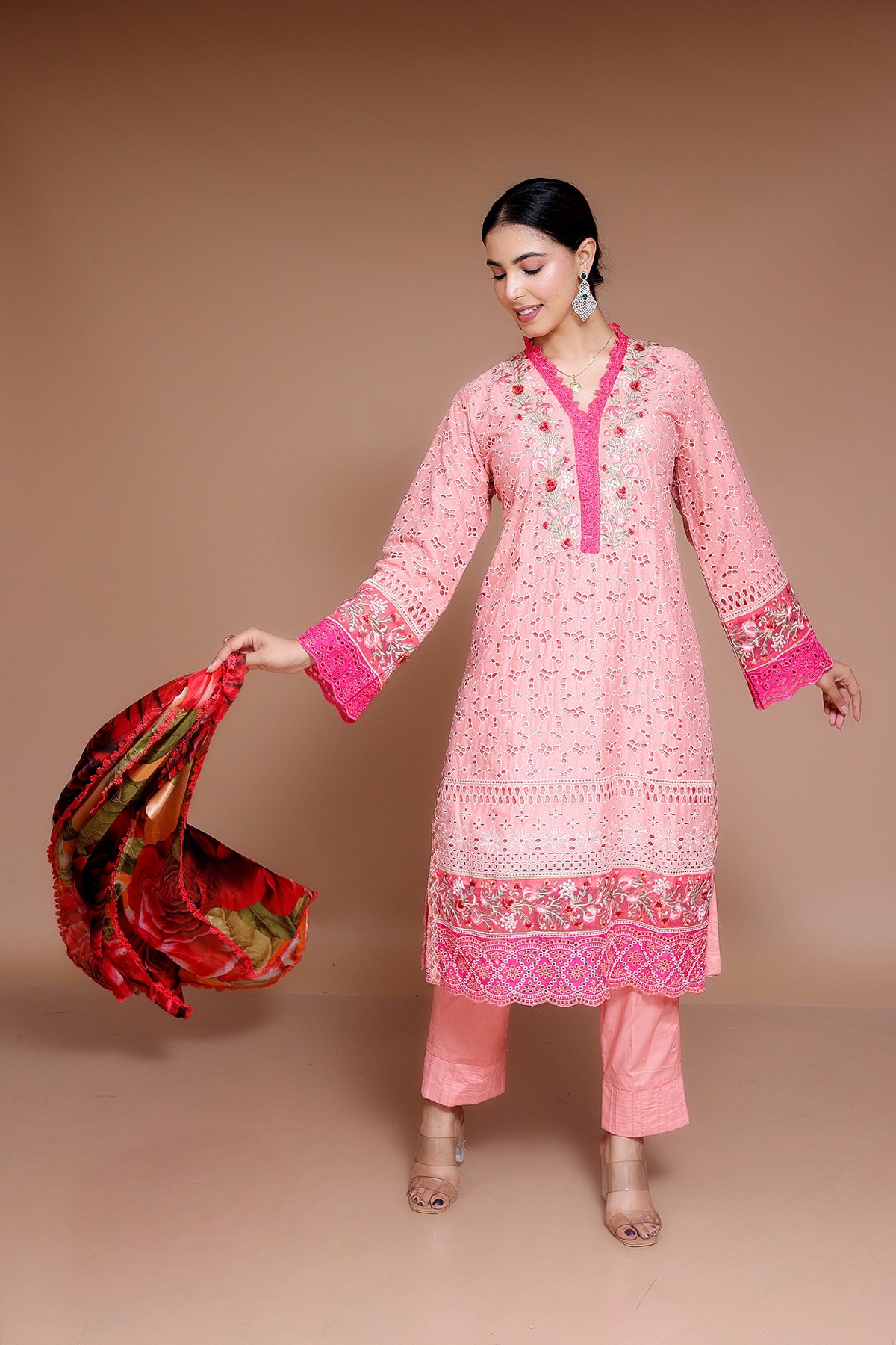 Pink Readymade Pent Suit